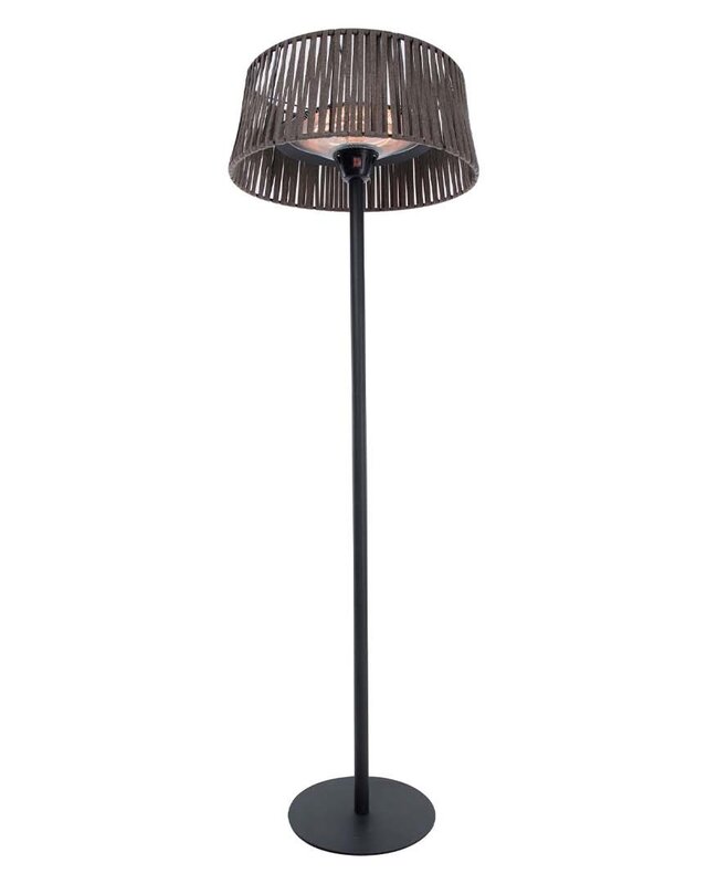 SUNRED Terrasverwarmer Artix Corda Helder Staand Bruin 2100 Watt