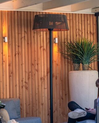 SUNRED Terrasverwarmer Artix Corda Helder Staand Bruin 2100 Watt