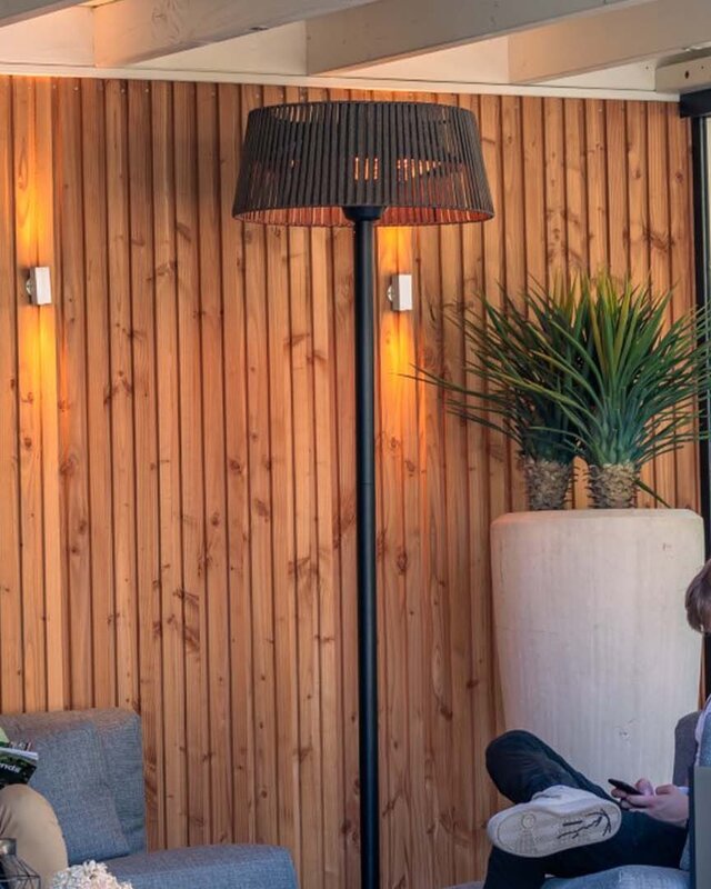 SUNRED Terrasverwarmer Artix Corda Helder Staand Bruin 2100 Watt