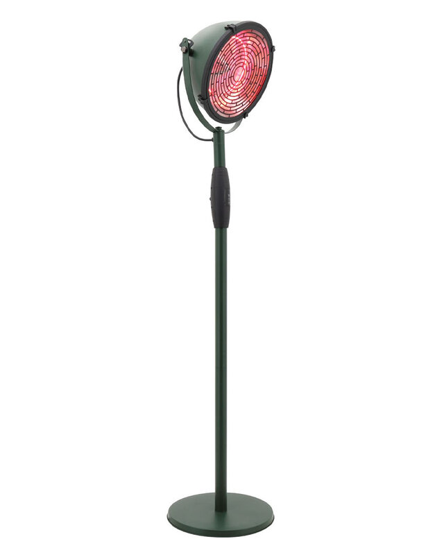 SUNRED Terrasverwarmer Indus Ultra Slim Staand Jadegroen 2100 Watt