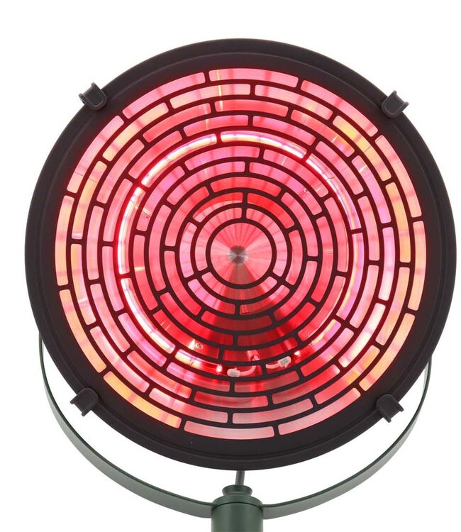 SUNRED Terrasverwarmer Indus Ultra Slim Staand Jadegroen 2100 Watt