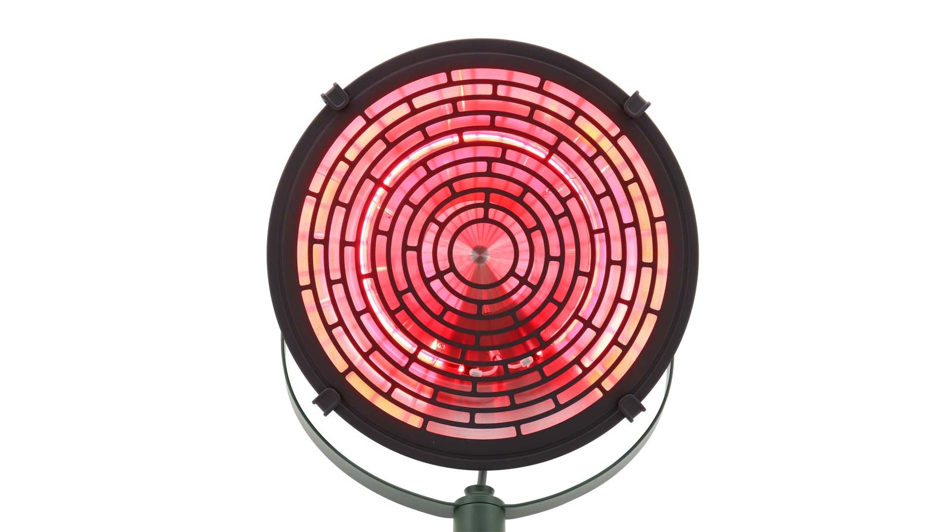 SUNRED Terrasverwarmer Indus Ultra Slim Staand Jadegroen 2100 Watt