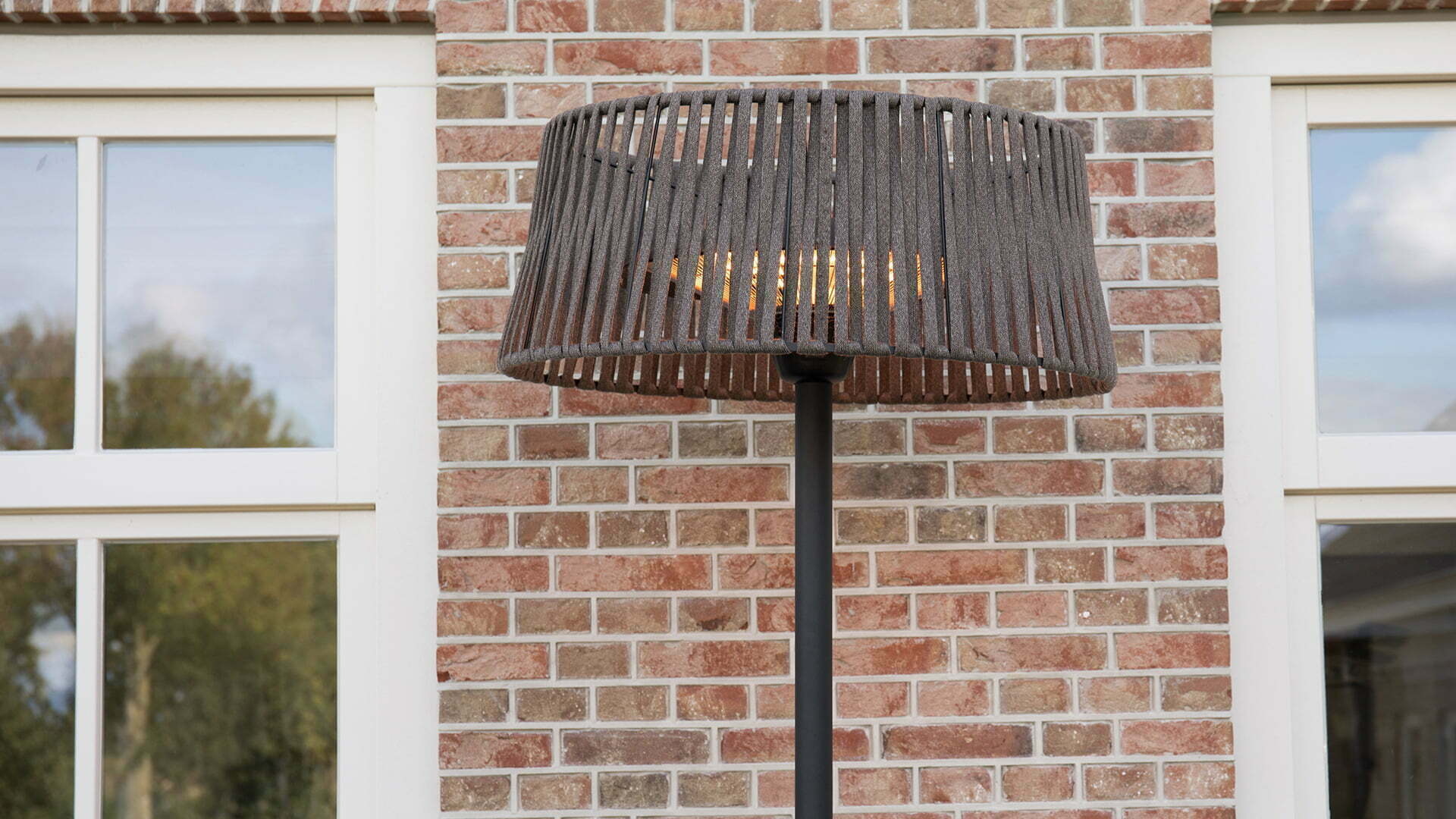 SUNRED Terrasverwarmer Artix Corda Helder Staand Bruin 2100 Watt