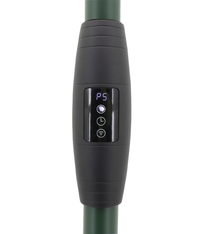 SUNRED Terrasverwarmer Indus Ultra Slim Staand Jadegroen 2100 Watt