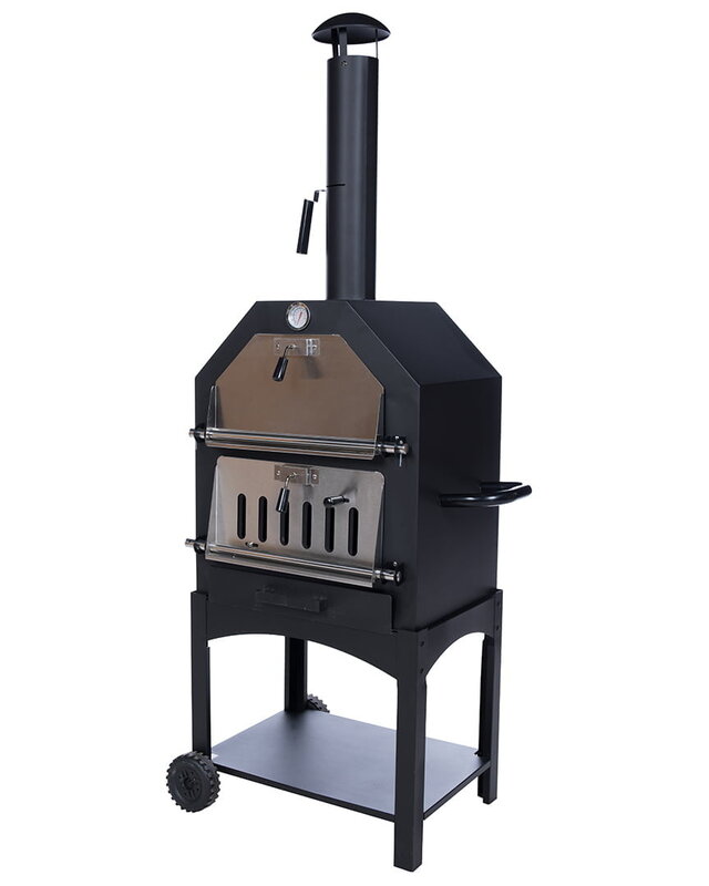 Redfire Lorenzo Buitenoven Zwart H160 x B46 Cm