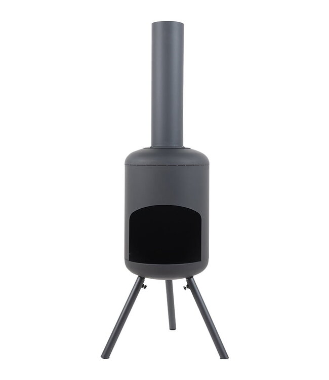 Redfire Fuego Kleine Zwarte Vuurhaard H115 x D30 Cm