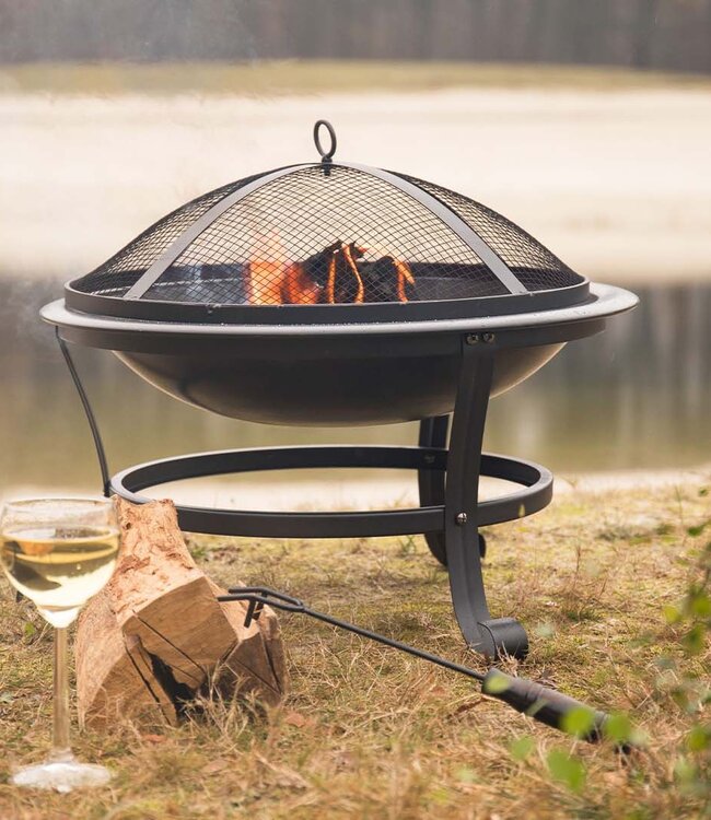 Redfire Atlanta Vuurschaal Zwart