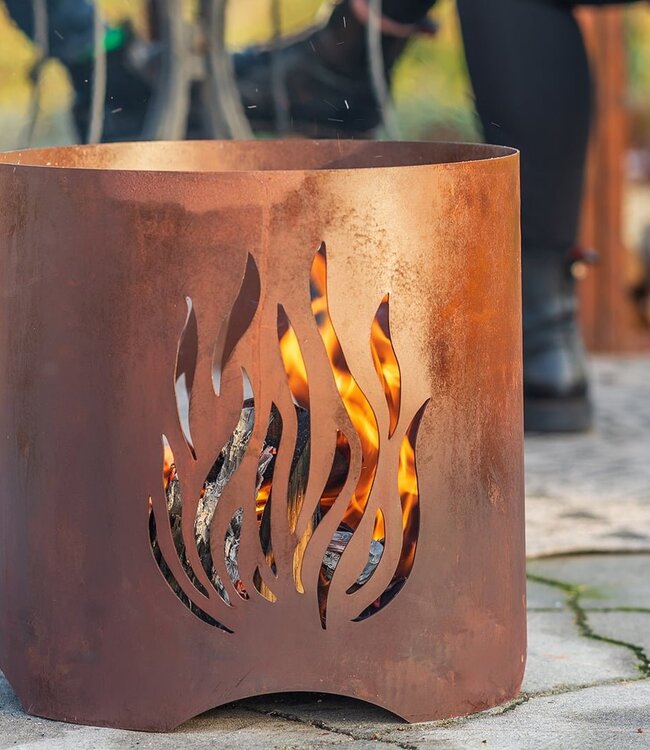 Redfire Kiruna Vuurkorf Handgemaakt Roest H40 x D40 Cm