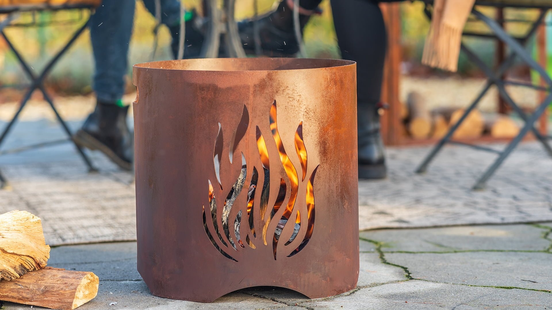 Redfire Kiruna Vuurkorf Handgemaakt Roest H40 x D40 Cm