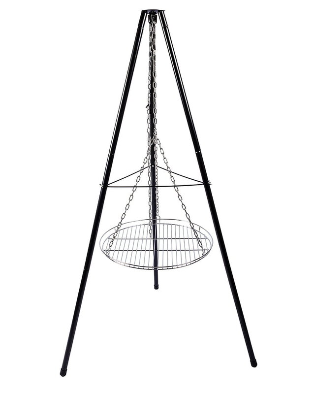 Redfire El Paso Barbecuedriepoot Zwart/Zilver H172 x B108 Cm
