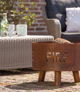 Redfire Fulla Vuurkorf Handgemaakt Roest H39 x D50 Cm