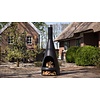 Kingston Grote Zwarte Vuurhaard H162 x D55 Cm
