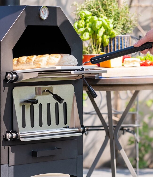 Redfire Lorenzo Buitenoven Zwart H160 x B46 Cm