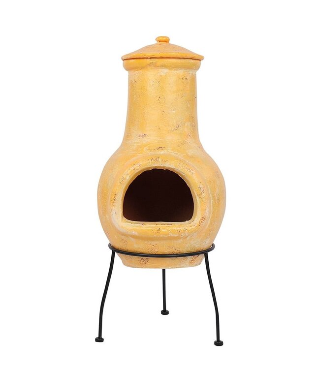 Redfire Tuinhaard Tampico Kleihaard Geel H68 x D31 Cm