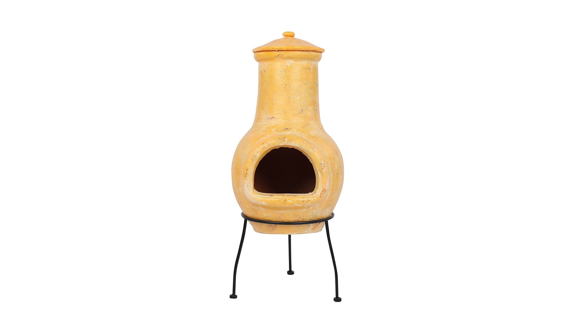 Redfire Tuinhaard Tampico Kleihaard Geel H68 x D31 Cm