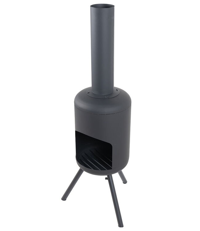 Redfire Fuego Kleine Zwarte Vuurhaard H115 x D30 Cm