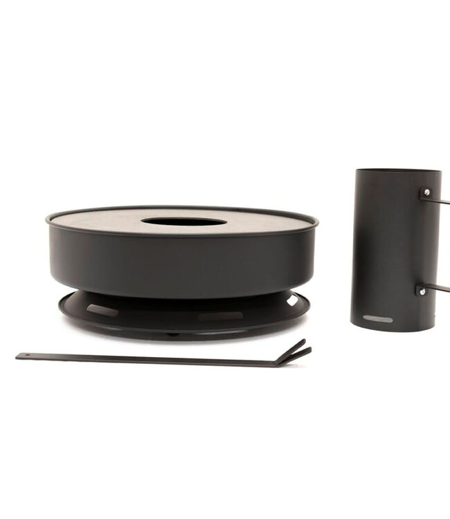 Onyx Mesa tafel vuurschaal/grill zwart