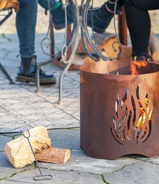 Redfire Kiruna Vuurkorf Handgemaakt Roest H40 x D40 Cm