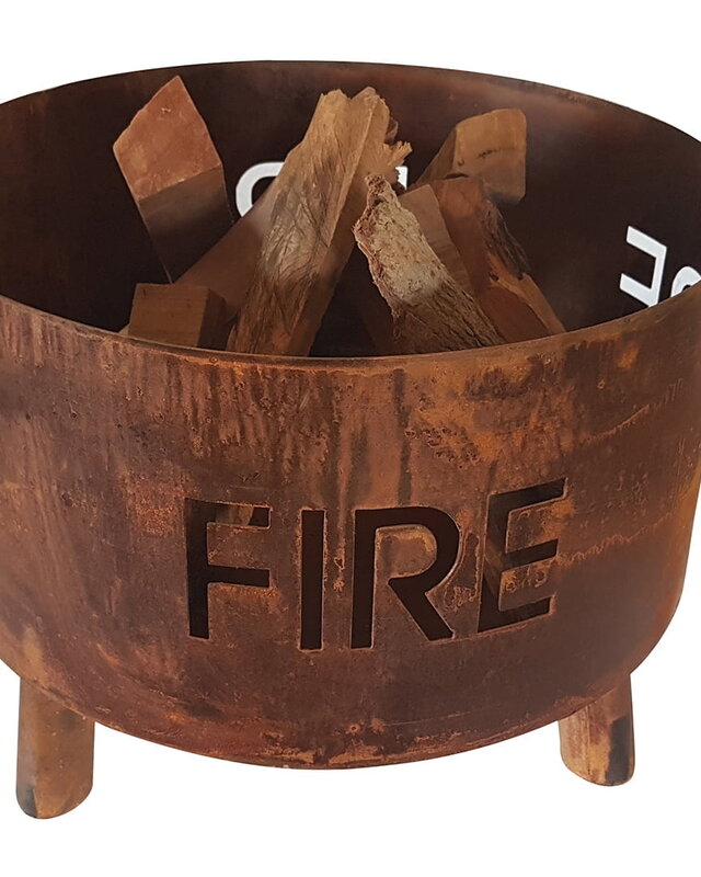 Redfire Fulla Vuurkorf Handgemaakt Roest H39 x D50 Cm
