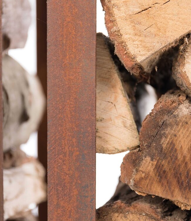 Redfire Hodr Handgemaakt Houtopslagbox 50 cm Roest