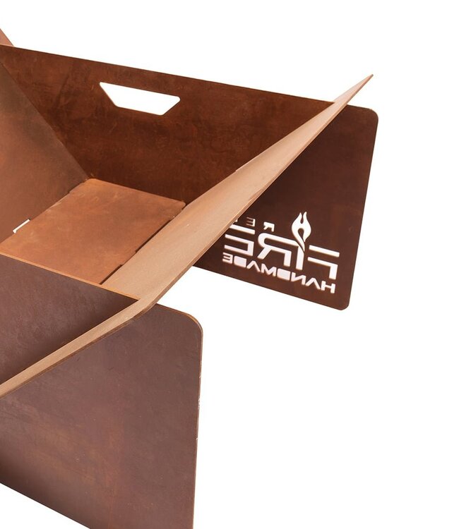 Redfire V Vuurschaal Handgemaakt Roest 67 x 60 x 33 cm