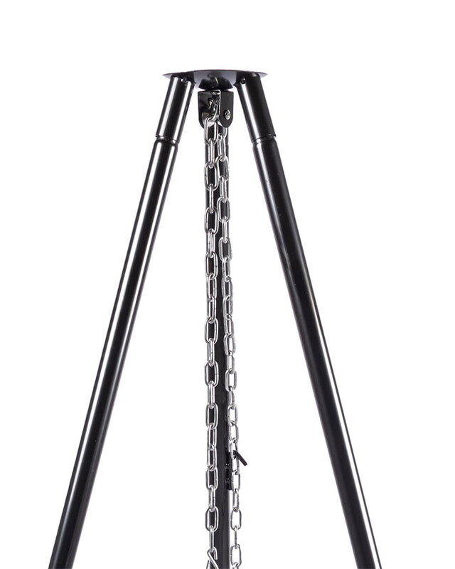 Redfire El Paso Barbecuedriepoot Zwart/Zilver H172 x B108 Cm