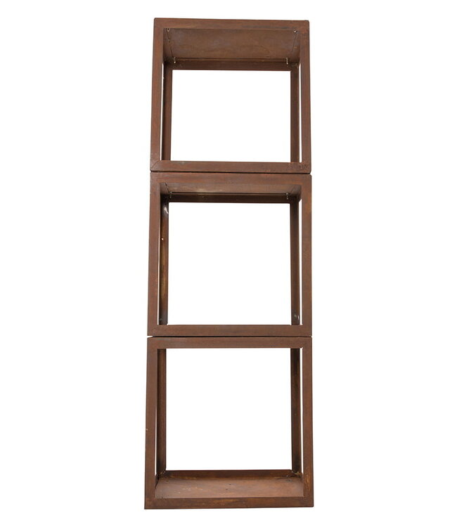 Redfire Hodr Handgemaakt Houtopslagbox 50 cm Roest