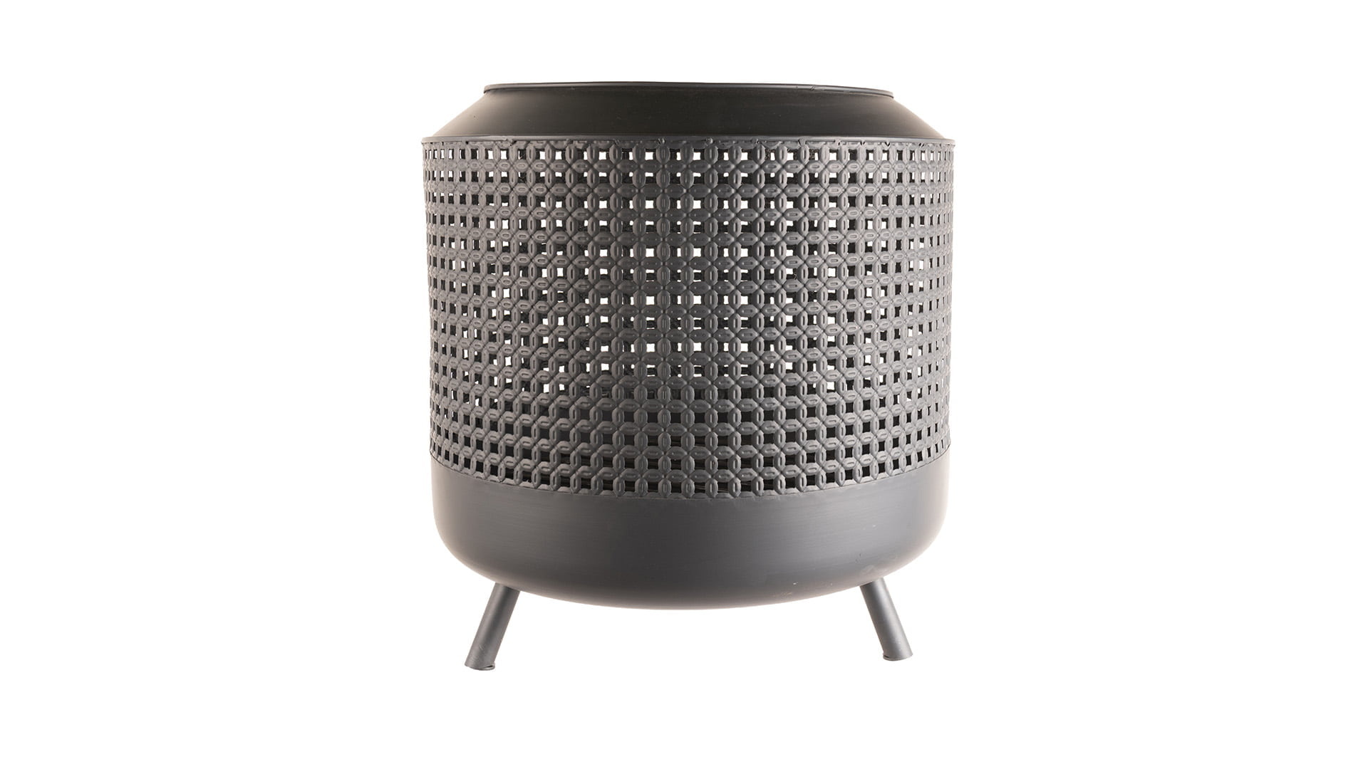 Redfire Midland vuurkorf met BBQ-grill, zwart