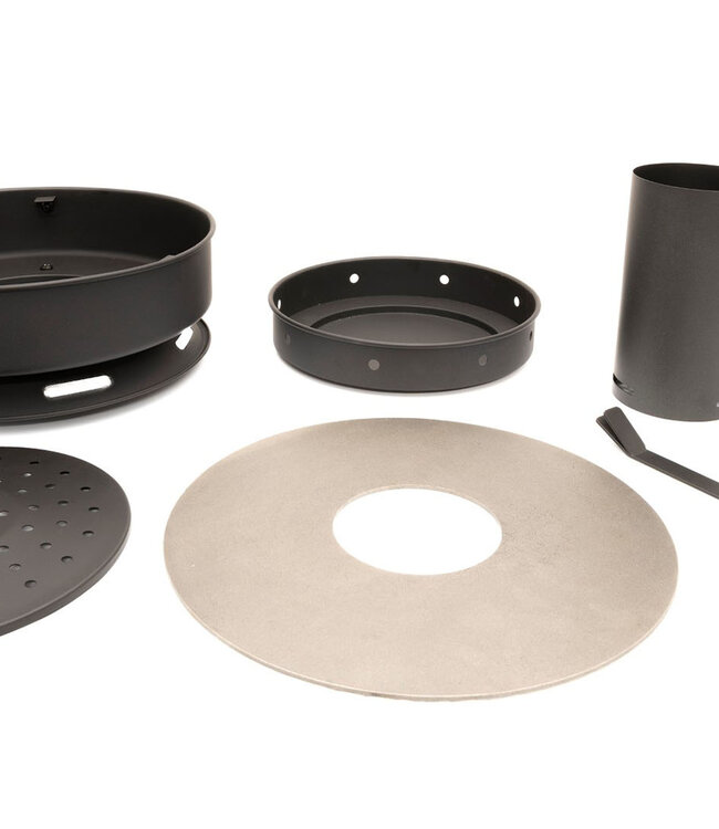 Onyx Mesa tafel vuurschaal/grill zwart