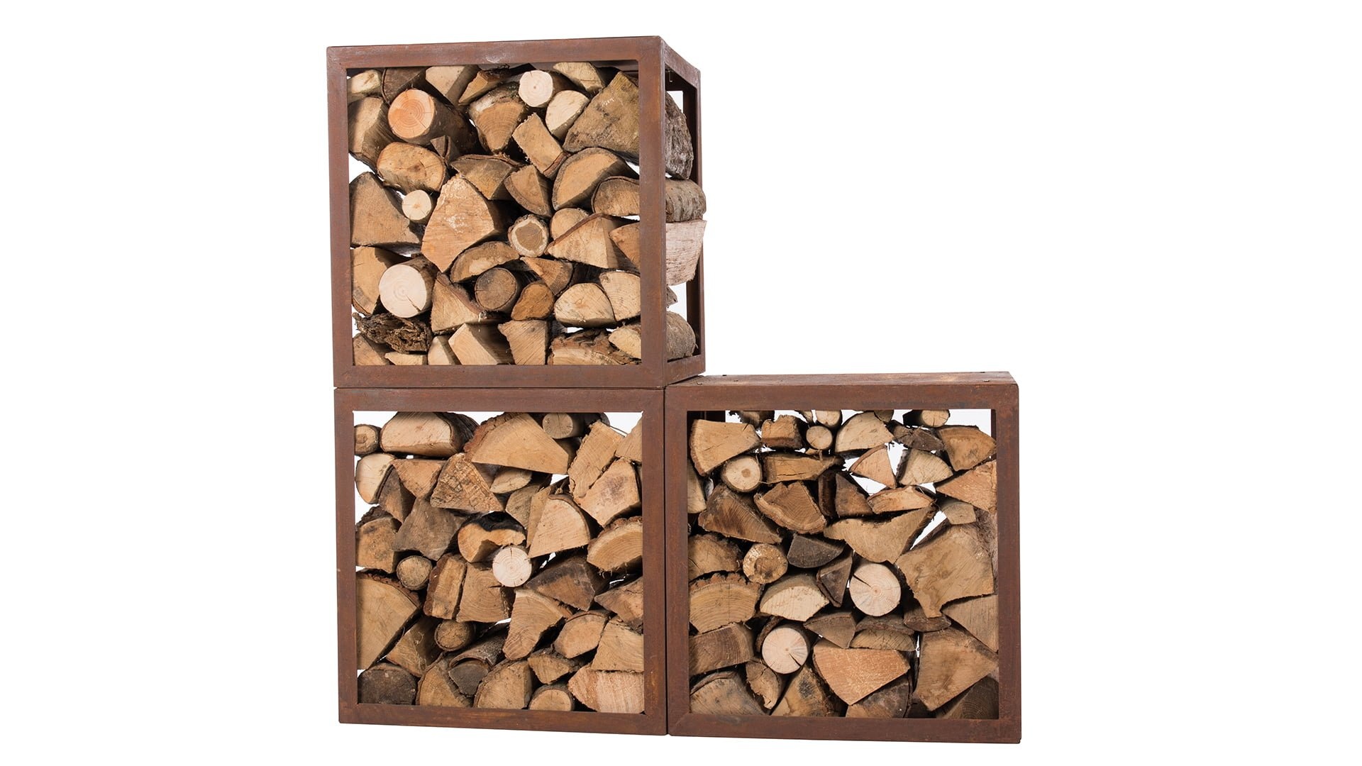 Redfire Hodr Handgemaakt Houtopslagbox 50 cm Roest