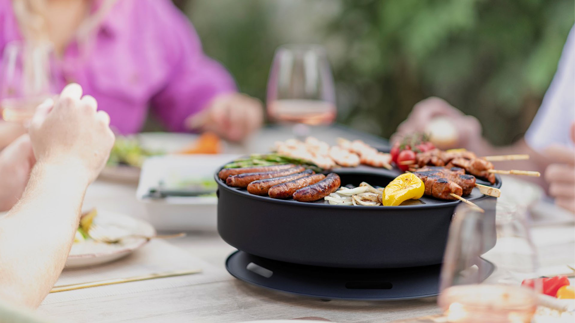 Redfire Onyx Mesa tafel vuurschaal/grill zwart