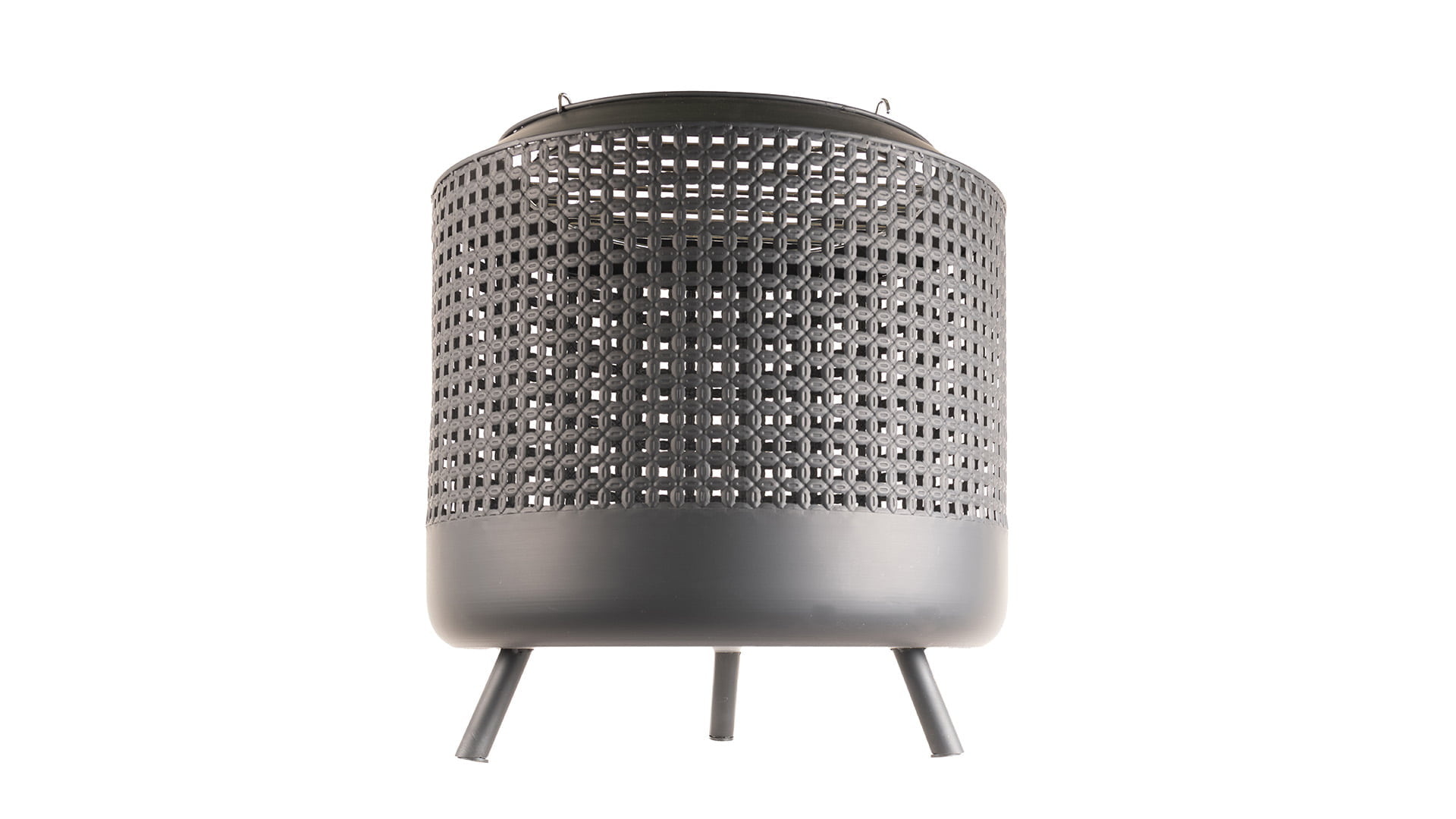 Redfire Midland vuurkorf met BBQ-grill, zwart