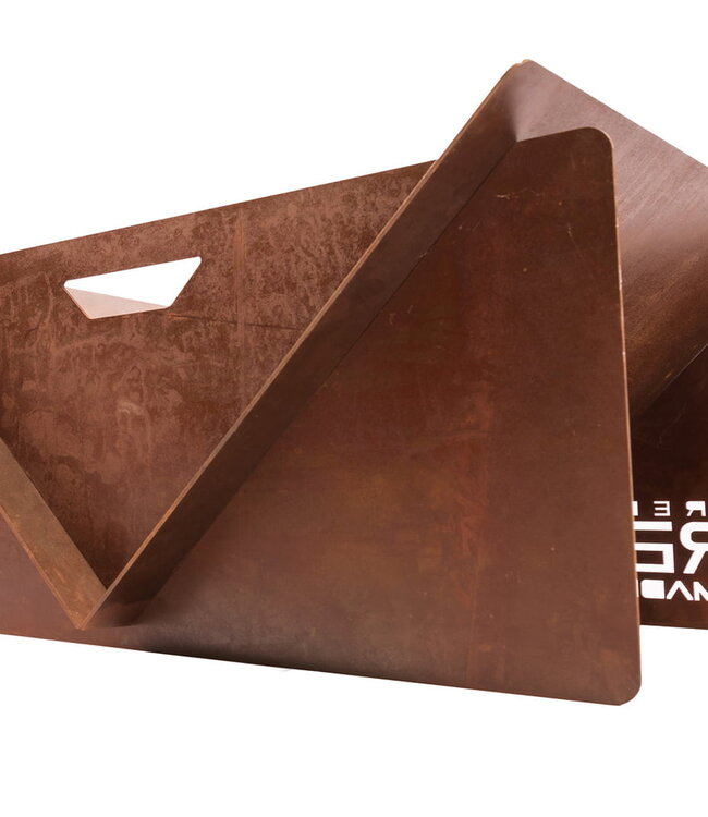 Redfire V Vuurschaal Handgemaakt Roest 67 x 60 x 33 cm