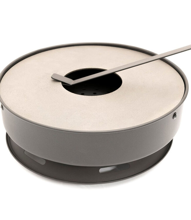 Onyx Mesa tafel vuurschaal/grill zwart