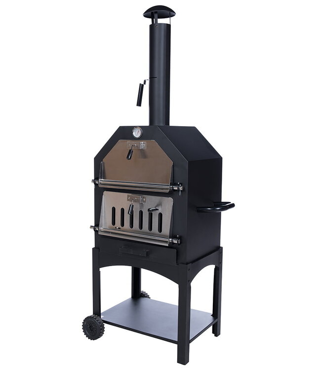 Redfire Lorenzo Buitenoven Zwart H160 x B46 Cm