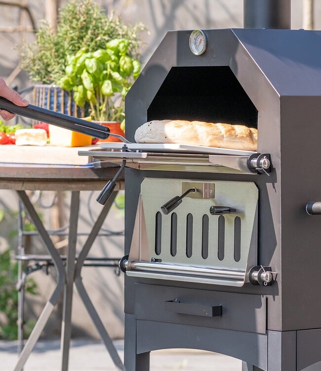 Redfire Lorenzo Buitenoven Zwart H160 x B46 Cm