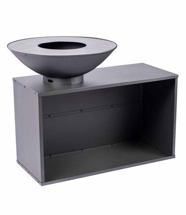 Redfire ONYX BBQ-Tafel 80 cm Zwart 125 x 80 x 95 cm