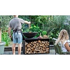 ONYX BBQ-Tafel 80 cm Zwart 125 x 80 x 95 cm
