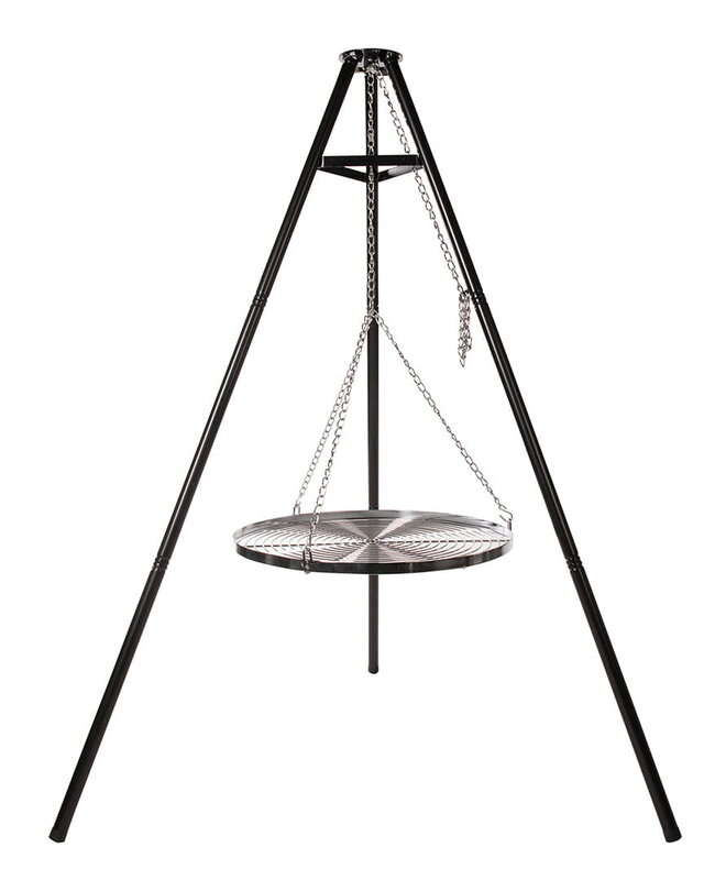 Redfire Barbecue-driepoot Zwart/Zilver H168 x B115 Cm