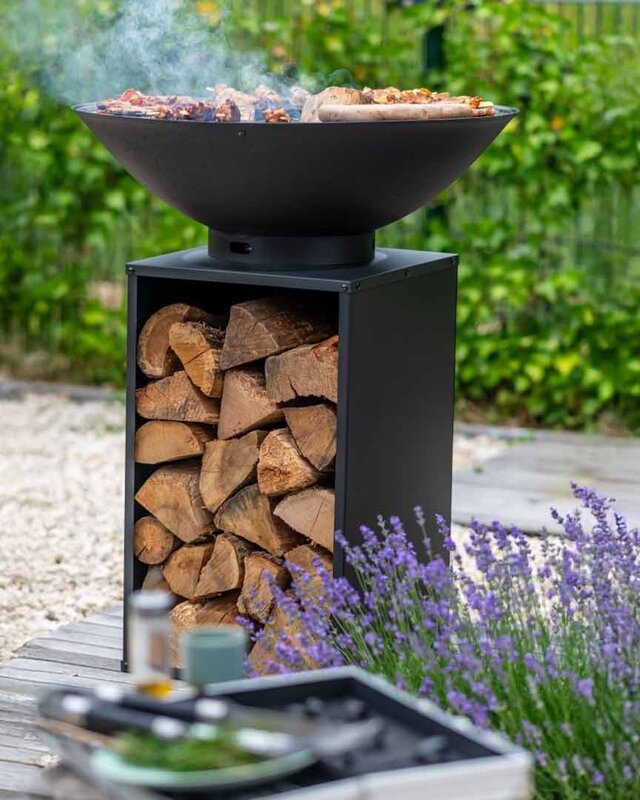 Redfire ONYX Klassieke Barbecue H101 x D80 cm Zwart