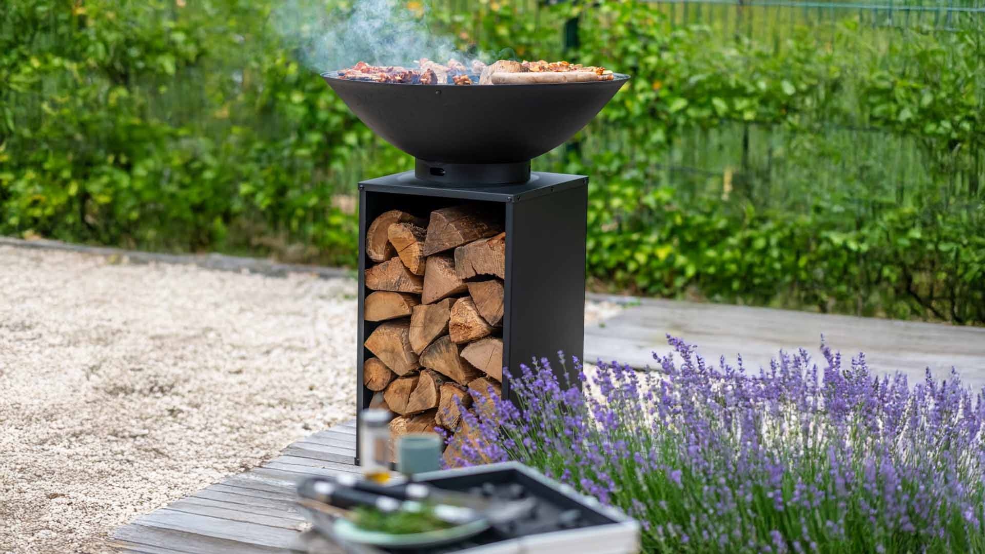 Redfire ONYX Klassieke Barbecue H101 x D80 cm Zwart
