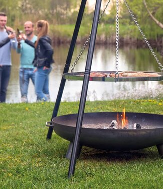 Redfire Barbecue-driepoot Zwart/Zilver H168 x B115 Cm