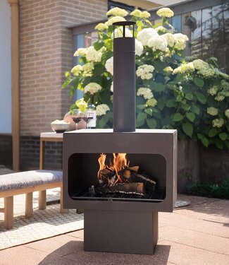 Redfire Jersey Vuurhaard XL Zwart H118 x B56 Cm