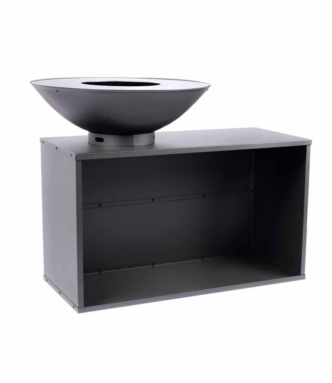 Redfire ONYX BBQ-Tafel 80 cm Zwart 125 x 80 x 95 cm