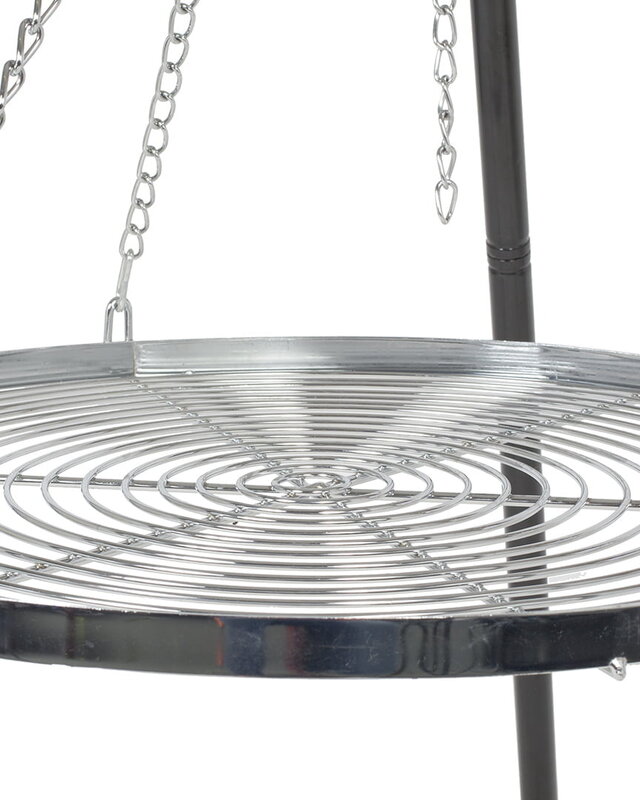 Redfire Barbecue-driepoot Zwart/Zilver H168 x B115 Cm
