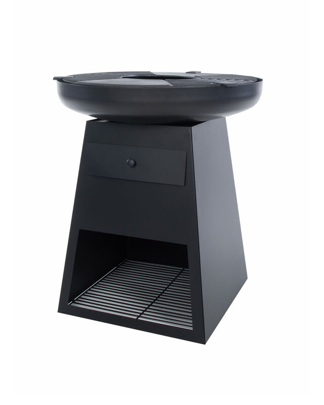 Redfire Havana Barbecue Plancha Grill Zwart GH92 x D82 Cm