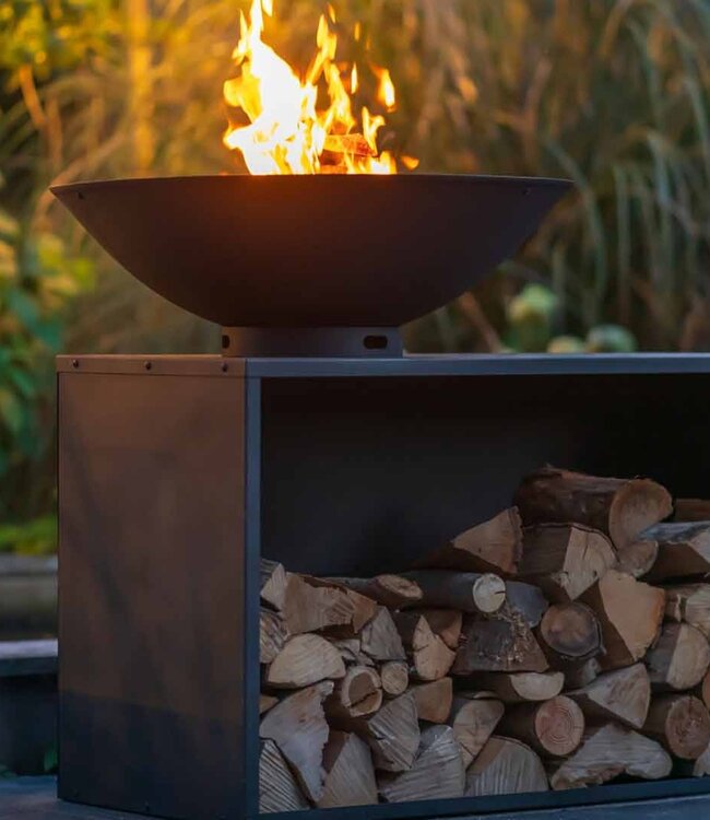 Redfire ONYX BBQ-Tafel 80 cm Zwart 125 x 80 x 95 cm