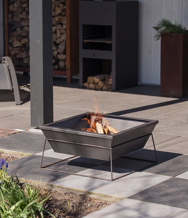 Redfire Reso Vuurschaal Zwart/Industrieel B61 Cm