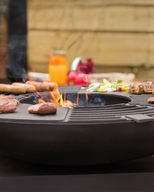 Redfire Havana Barbecue Plancha Grill Zwart GH92 x D82 Cm