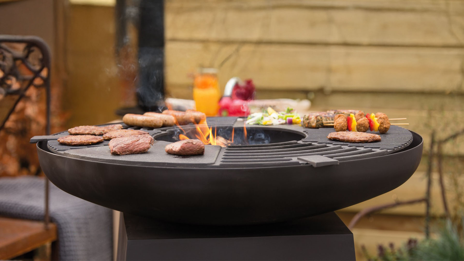 Redfire Havana Barbecue Plancha Grill Zwart GH92 x D82 Cm